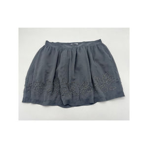 Jennifer Lopez Gray Beaded Mini Skirt Size Large